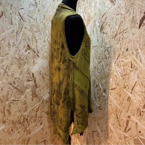 Joyce Seppala Vest Boho Lagenlook Artsy Layered Tunic Fairy Grunge Festival - Picture 5 of 13